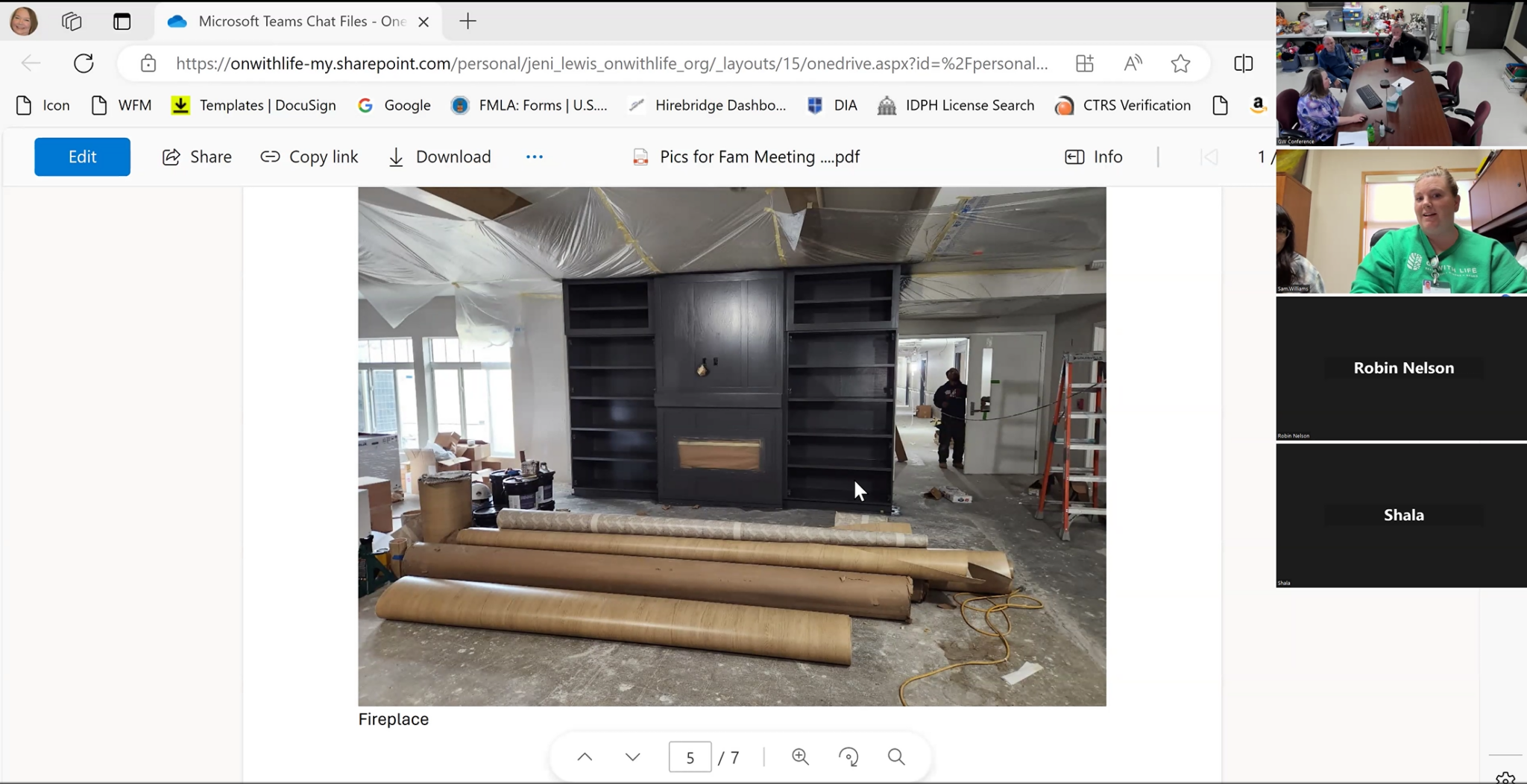 Virtual meeting screenshot
